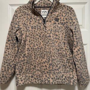 Billabong Women's Adventure Print Half-Zip Fleece Jacket